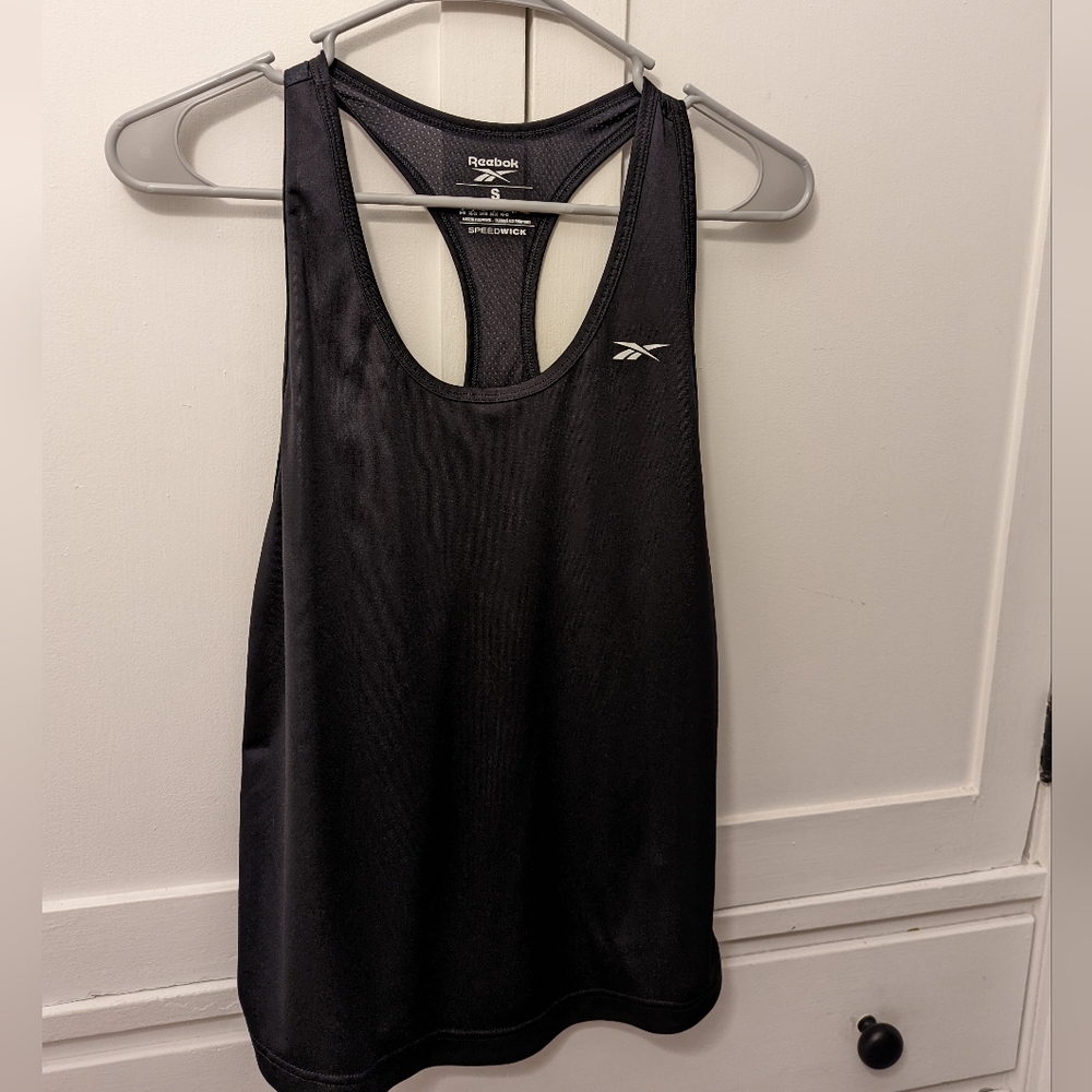 Reebok Speedwick Black tank Sz Small